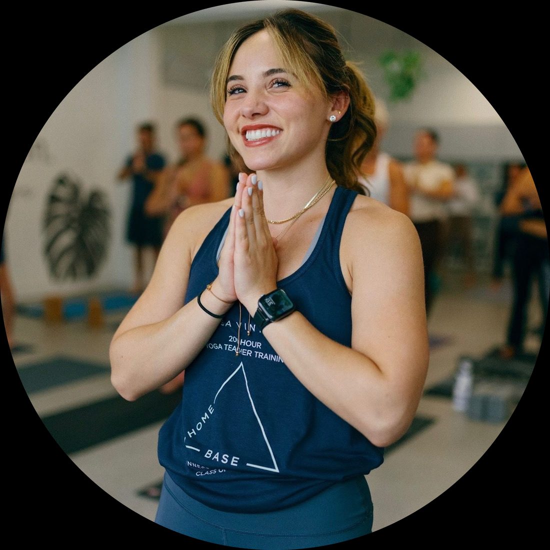 Miranda Sampedro — yoga teacher, therapist, and founder of Flow to Grow